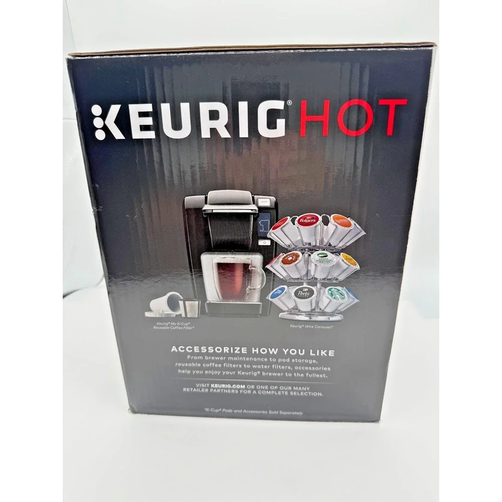 Keurig Hot K15 Classic Classic Series Single Serve K-Cup Coffee Maker Black NIB